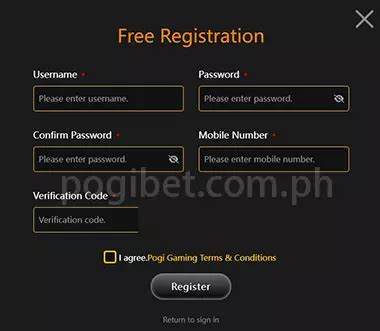 pogibet registration|Sign up .